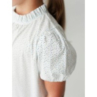 Bluza pentru copii Maxikids FA0166 White, s.128cm imaginea #3 — magazin online Desire.md