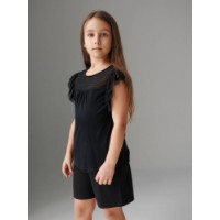 Bluza pentru copii Maxikids FA0200 Black, s.152cm imaginea #2 — magazin online Desire.md