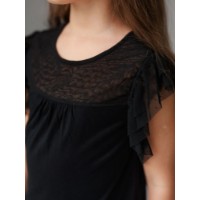 Bluza pentru copii Maxikids FA0200 Black, s.152cm imaginea #4 — magazin online Desire.md