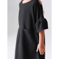 Rochie pentru copii Maxikids FA0211 Black, s.146cm imaginea #2 — magazin online Desire.md