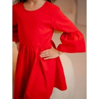 Rochie pentru copii Maxikids FA0256 Red, s.122cm imaginea #4 — magazin online Desire.md