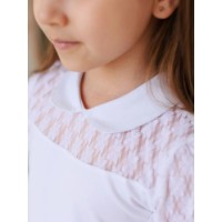 Bluza pentru copii Maxikids FC0186 White, s.98cm imaginea #3 — magazin online Desire.md