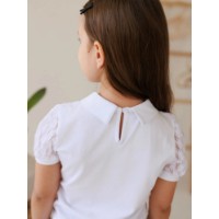 Bluza pentru copii Maxikids FC0186 White, s.98cm imaginea #4 — magazin online Desire.md