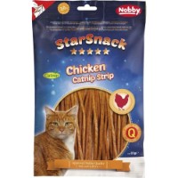 Snackuri pentru pisici Nobby Starsnack Chicken Catnip Strip 85g