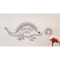 Set pentru creatie Purple Cow Stamper Dino Maker (CW0312) imaginea #5 — magazin online Desire.md
