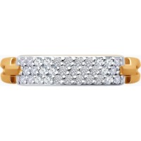 Кольцо из золота с фианитами Diamant 018849 s.16 1,11g фото №5 — интернет-магазин Desire.md