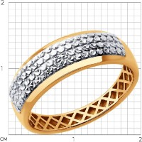 Inel din aur Diamant 019510 s.19,5 2,37g imaginea #5 — magazin online Desire.md