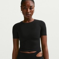 Tricou de dame Nike Zenvy Dri-FIT Black/Cool Grey, s.S imaginea #4 — magazin online Desire.md