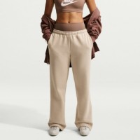 Pantaloni spotivi de dame Nike Studio Fleece Medium Weight Cream II/Sail, s.L