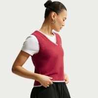 Vesta damă Nike Sportswear Chill Knit Tough Red/White, s.XS imaginea #5 — magazin online Desire.md
