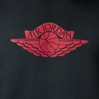 Hanorac pentru bărbați Nike M Jordan Flight Wings Fleece Black/University Red, s.L imaginea #7 — magazin online Desire.md