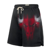 Pantaloni scurți pentru bărbați Nike Chicago Bulls Standard Issue Fleece Black/White, s.2XL