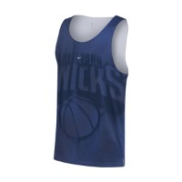 Maiou bărbătesc Nike New York Knicks Standard Issue Rush Blue/White, s.M
