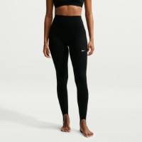 Jambiere damă Nike One High-Waisted Full-Length Stirrup Black/White, s.XL