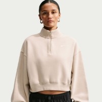 Женская толстовка Nike Studio Fleece Medium Weight Cream II/Sail, s.XS фото №2 — интернет-магазин Desire.md