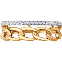 Inel din aur zirconii Diamant 019796 s.17 1,66g imaginea #5 — magazin online Desire.md