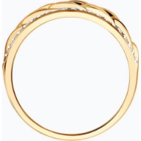 Inel din aur zirconii Diamant 019796 s.17 1,66g imaginea #6 — magazin online Desire.md