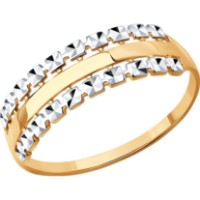Inel din aur Diamant 019811 s.17 1g imaginea #1 — magazin online Desire.md