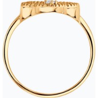 Inel din aur cu zirconiu Diamant 019830 s.17 1,82g imaginea #5 — magazin online Desire.md