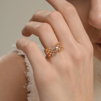 Inel din aur Diamant 019888 s.17,5 2,97g imaginea #5 — magazin online Desire.md