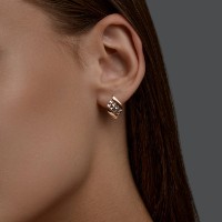Cercei din aur Diamant 0200885 1,99g imaginea #3 — magazin online Desire.md
