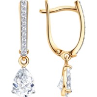 Cercei din aur cu zirconii Diamant 0201080 1,98g