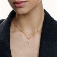 Подвеска из золота с фианитами Diamant 036925  0,67g фото №2 — интернет-магазин Desire.md