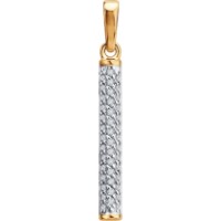 Подвеска из золота с фианитами Diamant 036930 1,02g