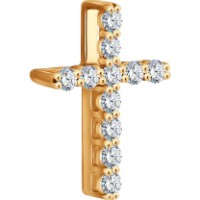 Подвеска из золота с бриллиантами Diamant 1030936-5  0,57g фото №3 — интернет-магазин Desire.md