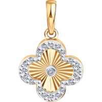 Подвеска из золота с бриллиантами Diamant 1031050 1,07g