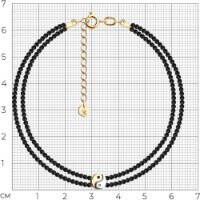 Brățară din aur cu diamante Diamant 1050119 s.18 0,87g imaginea #2 — magazin online Desire.md