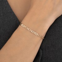 Браслет из золота с бриллиантами Diamant 1050371 s.18 3,07g фото №3 — интернет-магазин Desire.md