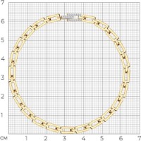 Браслет из золота с бриллиантами Diamant 1050371 s.18 3,07g фото №4 — интернет-магазин Desire.md