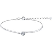 Brățară din aur alb cu diamant Diamant 1050446-3-5 s.17 3,83g