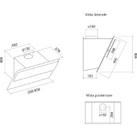 Hota Falmec Verso 55 Black Glass (CVXN55.E0P2#ZZZN490F) imaginea #3 — magazin online Desire.md