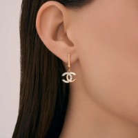 Cercei din aur cu zirconii Diamant 51-121-02988-1 2,34g imaginea #2 — magazin online Desire.md