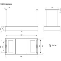 Вытяжка Falmec Vetra Isola (CVYI20.E0P7#ZZZ6461F) фото №4 — интернет-магазин Desire.md