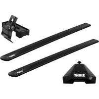 Bare transversale Thule WingBar 711 + Evo Clamp 7105 + Kit 14xxxx Black