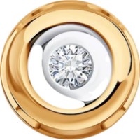 Подвеска из золота с бриллиантом Diamant 51-230-02053-1  0,17g