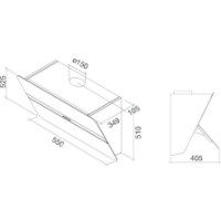 Вытяжка Falmec Flipper 55 Black Satin Glass (CFPN55.E0P2#ZZZQ491F) фото №4 — интернет-магазин Desire.md