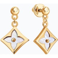 Cercei din aur cu sidef Diamant 729107  2,44g imaginea #2 — magazin online Desire.md