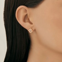 Cercei din aur cu sidef Diamant 729118 2,28g imaginea #3 — magazin online Desire.md