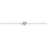 Brățară din aur cu cristal și topaz Diamant 750683 s.18\19 1,28g imaginea #4 — magazin online Desire.md