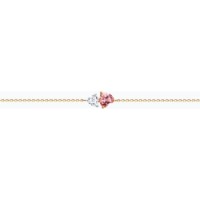 Браслет из золота с кристаллом и ситаллом  Diamant 750684 s.16\17 1,19g фото №5 — интернет-магазин Desire.md