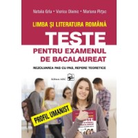 Книга Limba romana Teste pt examenul de bac Profil umanist (9789975008174)