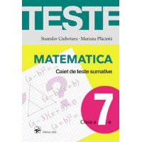 Книга Matematica clasa 7 Caiet de teste sumative (9789975006453)
