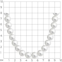 Colier din aur cu perle Diamant 797089 s.50 0,52g imaginea #2 — magazin online Desire.md