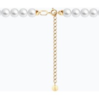 Colier din aur cu perle și zirconii Diamant 797127 s.38\43 2,54g imaginea #2 — magazin online Desire.md