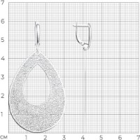 Cercei din argint Diamant 94021106 4,83g imaginea #4 — magazin online Desire.md