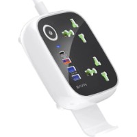 Сетевой фильтр Bavin Power Socket 3 Outlets + 1 Type-C + 3 USB Black 1.5m (PC830Y) фото №2 — интернет-магазин Desire.md